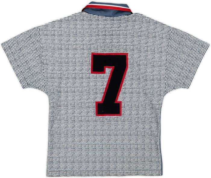 1995-96 Manchester United Away Shirt #7 - 8/10 - (S.Boys)
