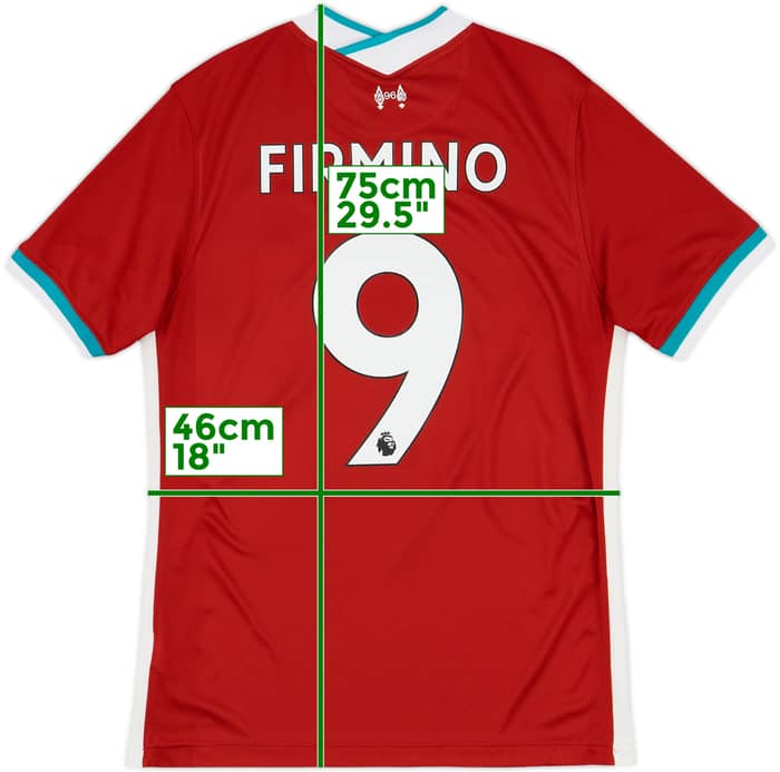 2020-21 Liverpool Home Shirt Firmino #9 - 10/10 - (M)