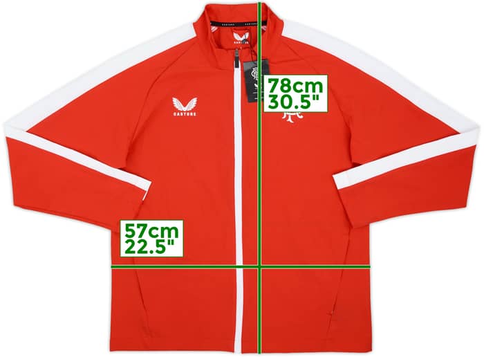 Chaqueta de chándal Castore de los Rangers 2022-23 (L)