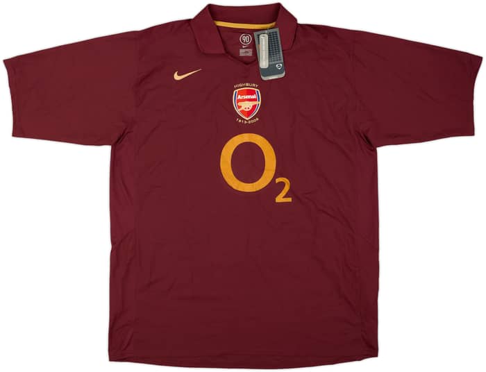 2005-06 Arsenal Home Shirt Bergkamp #10 (XXL)