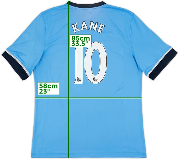 2015-16 Tottenham Away Shirt Kane #10 - 7/10 - (XXL)