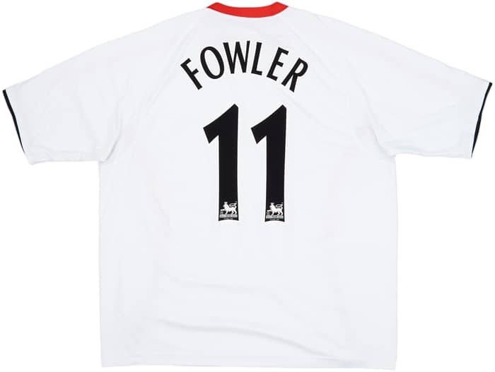 2005-06 Liverpool Away Shirt Fowler #11 - 8/10 - (XL)