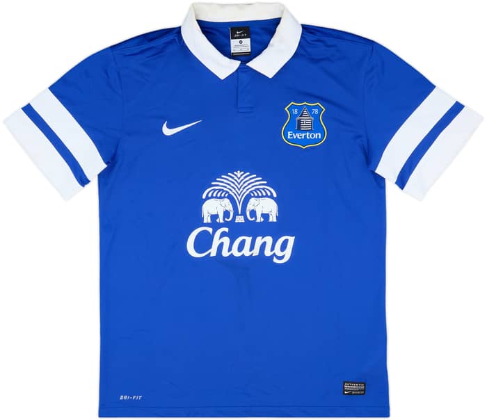 2013-14 Everton Home Shirt Jelavic #7 - 9/10 - (M)