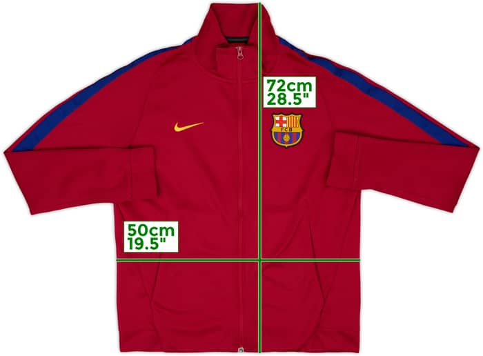 2017-18 Barcelona Nike Track Jacket - 8/10 - (M)