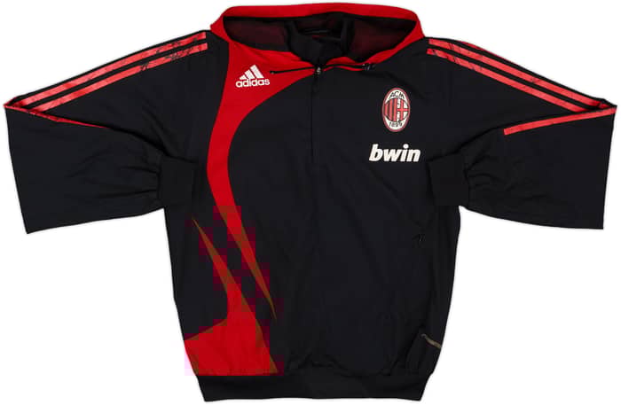 2007-08 AC Milan adidas Hooded Track Jacket - 5/10 - (S)