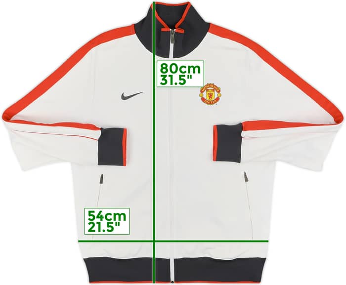 2010-11 Manchester United Nike Track Jacket - 8/10 - (L)