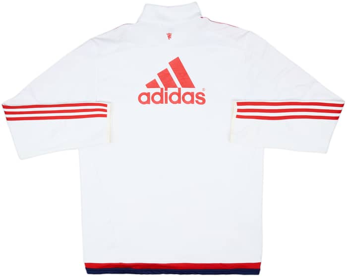 2015-16 Manchester United adidas 1/4 Zip Drill Top - 7/10 - (XL)