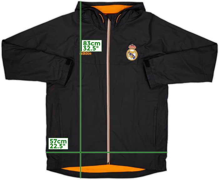 2013-14 Real Madrid adidas Hooded Track Jacket - 6/10 - (XL)