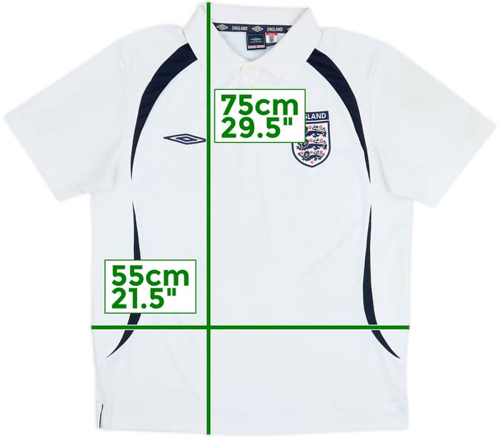 2004-06 England Umbro Polo Shirt - 5/10 - (L)