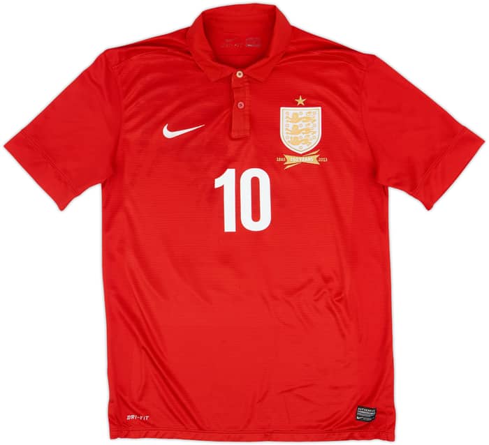 2013 England Away 150th Anniversary Shirt Rooney #10 - 5/10 - (M)