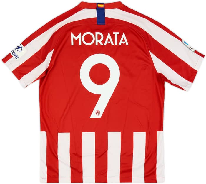 2019-20 Atletico Madrid Home Shirt Morata #9 - 6/10 - (M)