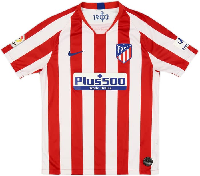 2019-20 Atletico Madrid Home Shirt Morata #9 - 6/10 - (M)
