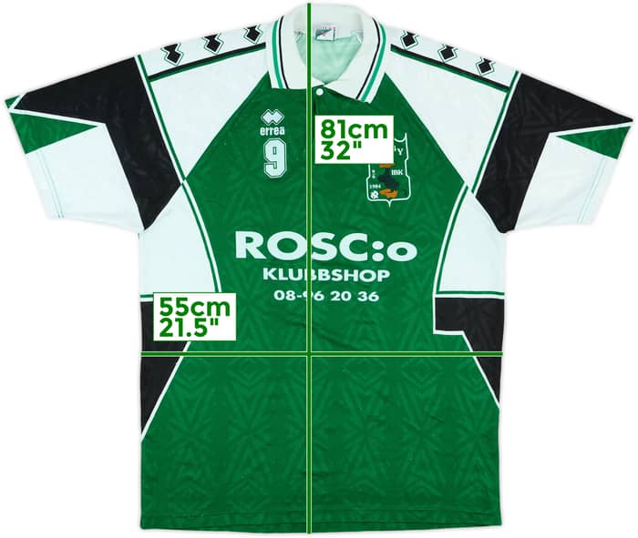 1996-98 Vasby IBK Innebandy Match Issue Home Shirt #9