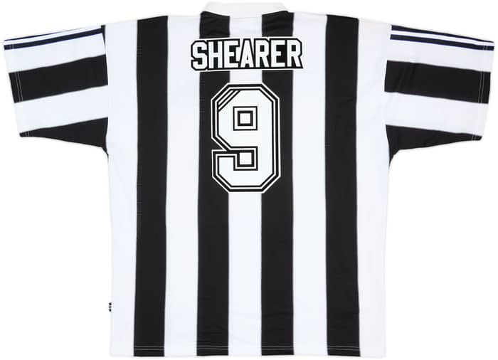 1995-97 Newcastle Home Shirt Shearer #9 - 7/10 - (XL)