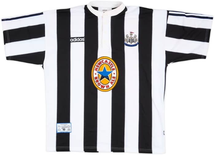 1995-97 Newcastle Home Shirt Shearer #9 - 7/10 - (XL)