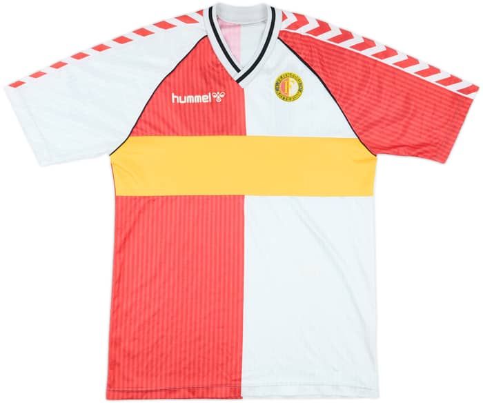 1987-89 Feyenoord Player Issue Home Shirt #14 - 6/10 - (L)