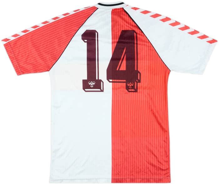 1987-89 Feyenoord Player Issue Home Shirt #14 - 6/10 - (L)