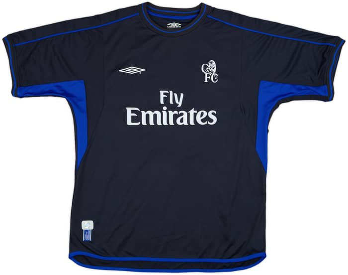 2002-04 Chelsea Away Shirt Zola #25 - 8/10 - (XL)