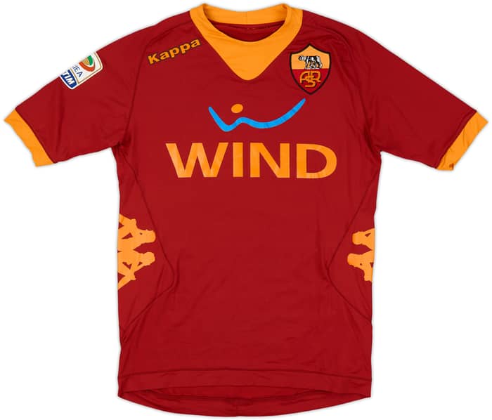 2011-12 Roma Home Shirt De Rossi #16 - 8/10 - (S)
