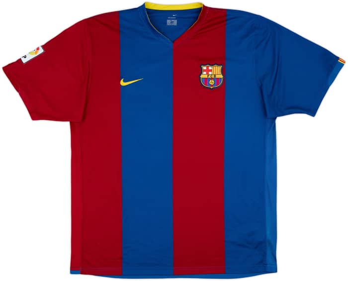 2006-07 Barcelona Home Shirt Ronaldinho #10 - 9/10 - (XL)