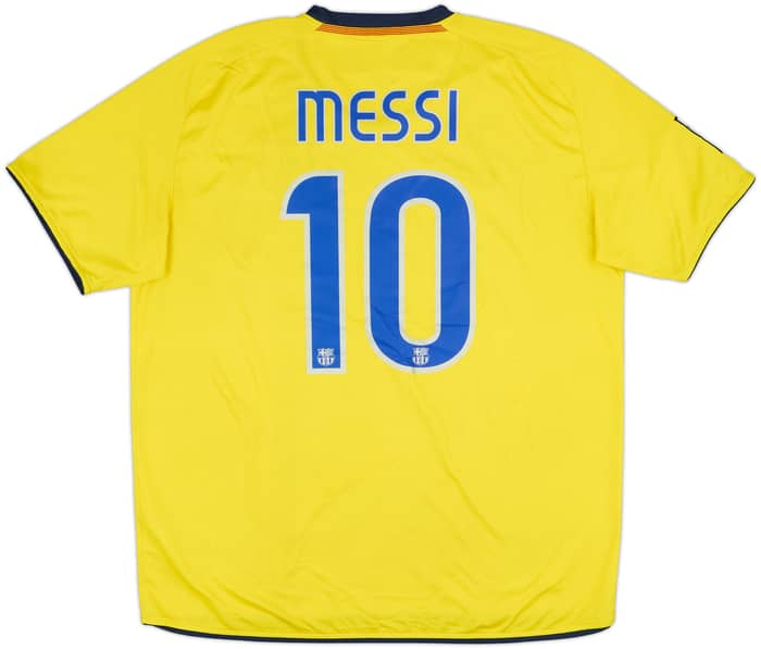 2008-10 Barcelona Away Shirt Messi #10 - 7/10 - (XL)