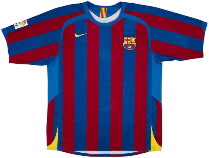2005-06 Barcelona Home Shirt Messi #30 - 7/10 - (L)