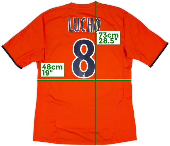 2011-12 Olympique Marseille Third Shirt Lucho #8 - 9/10 - (M)