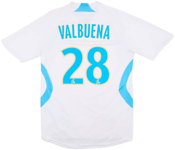 2007-08 Olympique Marseille Home Shirt Valbuena #28 - 8/10 - (S)