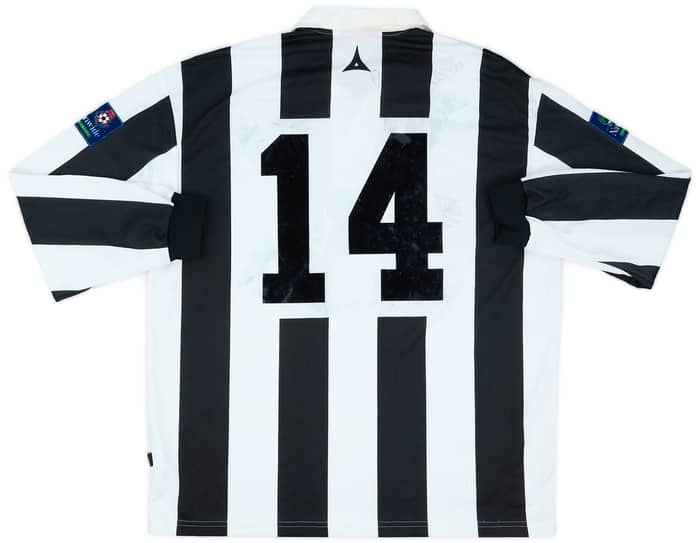 1997-99 Notts County Match Issue Home L/S Shirt #14
