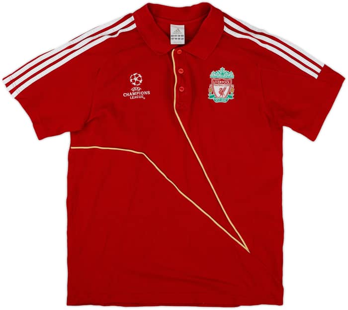 2009-10 Liverpool adidas CL Polo Shirt - 9/10 - (L)