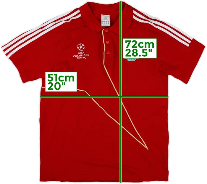 2009-10 Liverpool adidas CL Polo Shirt - 9/10 - (L)