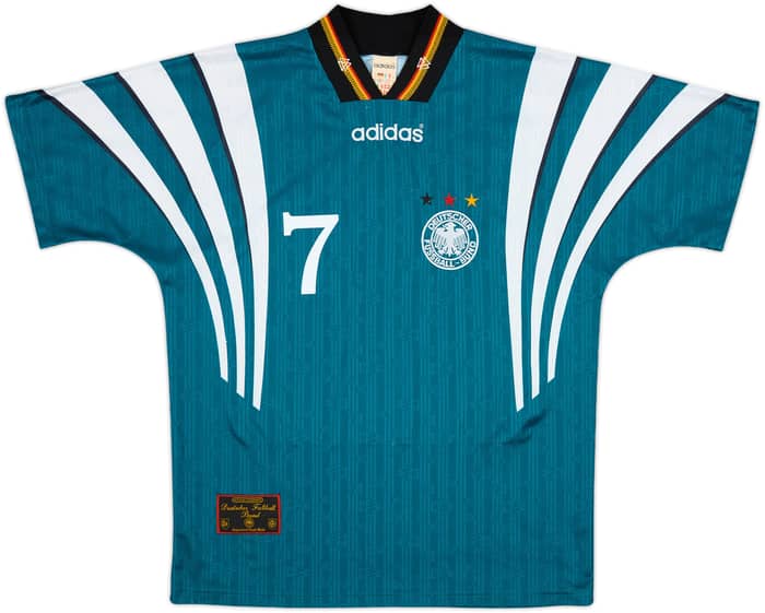 1996-98 Germany Away Shirt Moller #7 - 7/10 - (M)