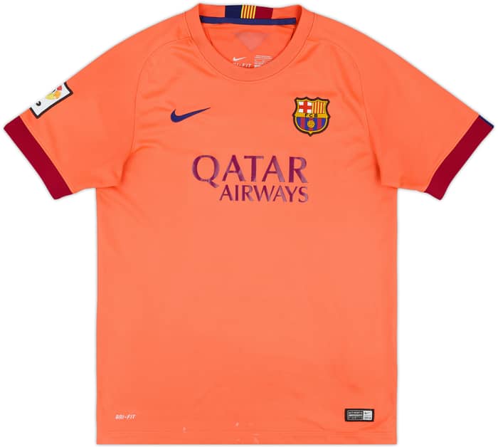 2014-15 Barcelona Away Shirt - 6/10 - (XL.Boys)