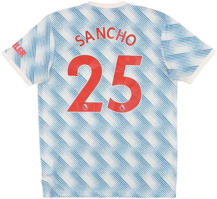 2021-22 Manchester United Away Shirt Sancho #25 - 7/10 - (L)