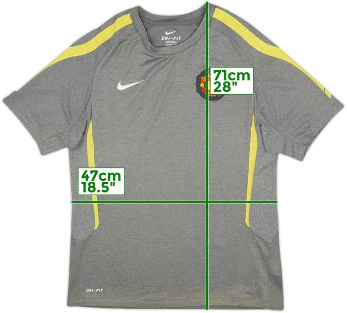 2010-11 Manchester United Nike Training Shirt - 10/10 - (M)