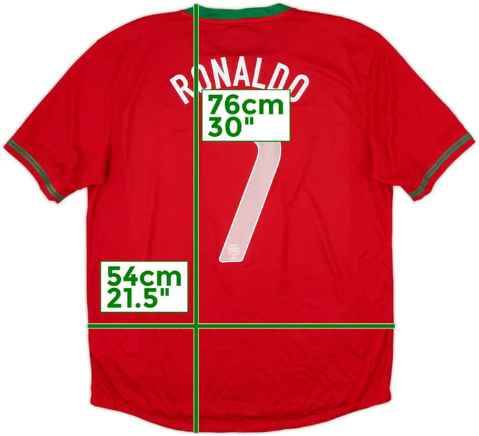 2012-13 Portugal Home Shirt Ronaldo #7 - 6/10 - (L)