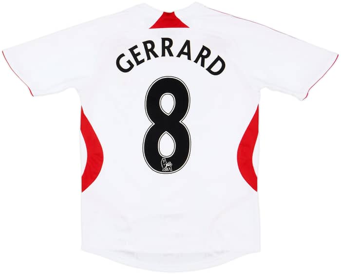 2007-08 Liverpool Away Shirt Gerrard #8 - 8/10 - (Women's M)