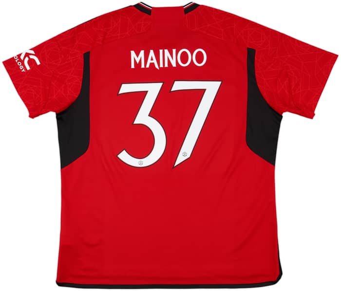 2023-24 Manchester United Home Shirt Mainoo #37 - 10/10 - (XXL)