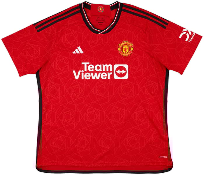 2023-24 Manchester United Home Shirt Mainoo #37 - 10/10 - (XXL)