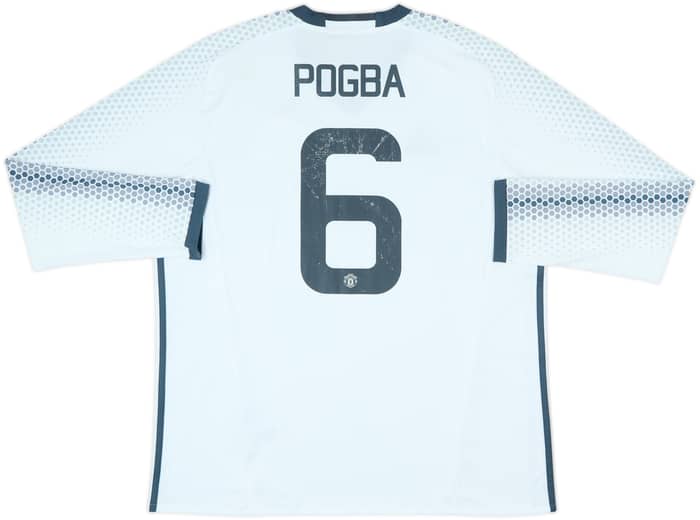 2016-17 Manchester United Third L/S Shirt Pogba #6 - 6/10 - (XL)