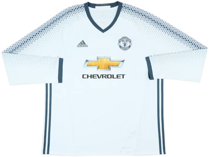 2016-17 Manchester United Third L/S Shirt Pogba #6 - 6/10 - (XL)