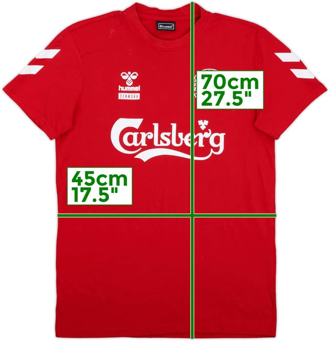 2016-17 Denmark Hummel Cotton Tee - 8/10 - (XS)