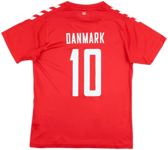 2016-17 Denmark Hummel Training Shirt Danmark #10 - 8/10 - (XL.Boys)