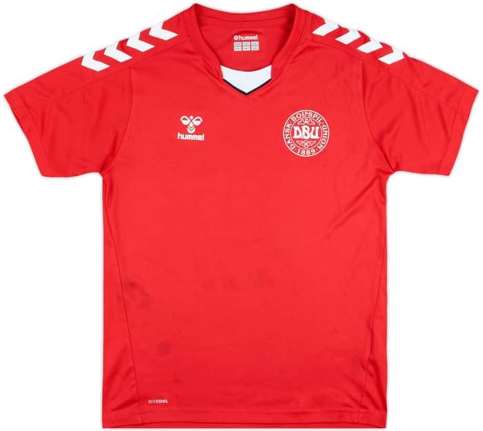 2016-17 Denmark Hummel Training Shirt Danmark #10 - 8/10 - (XL.Boys)