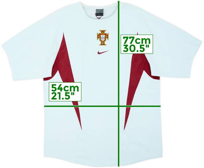 Camiseta Nike de entrenamiento de Portugal 2002-04 - 8/10 - (M)