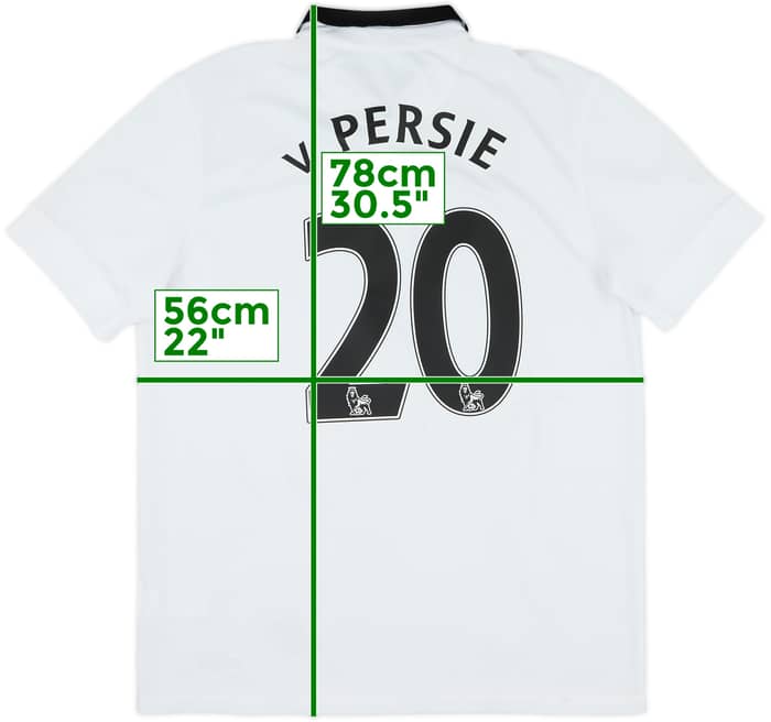 2014-15 Manchester United Away Shirt v.Persie #20 - 6/10 - (L)
