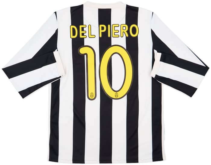2009-10 Juventus Home L/S Shirt Del Piero #10 - 7/10 - (M)