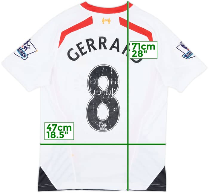 2013-14 Liverpool Away Shirt Gerrard #8 - 4/10 - (S)