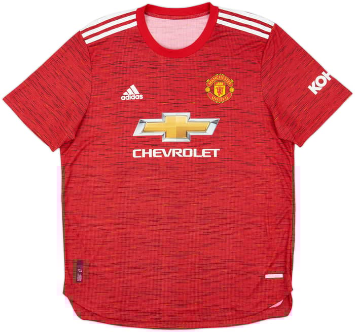 2020-21 Manchester United Authentic Home Shirt Cavani #7 - 8/10 - (XL)