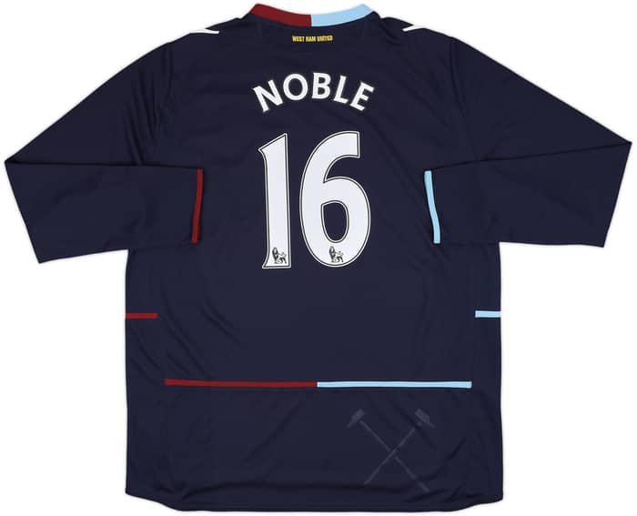 2012-13 West Ham Away L/S Shirt Noble #16 - 7/10 - (XXL)